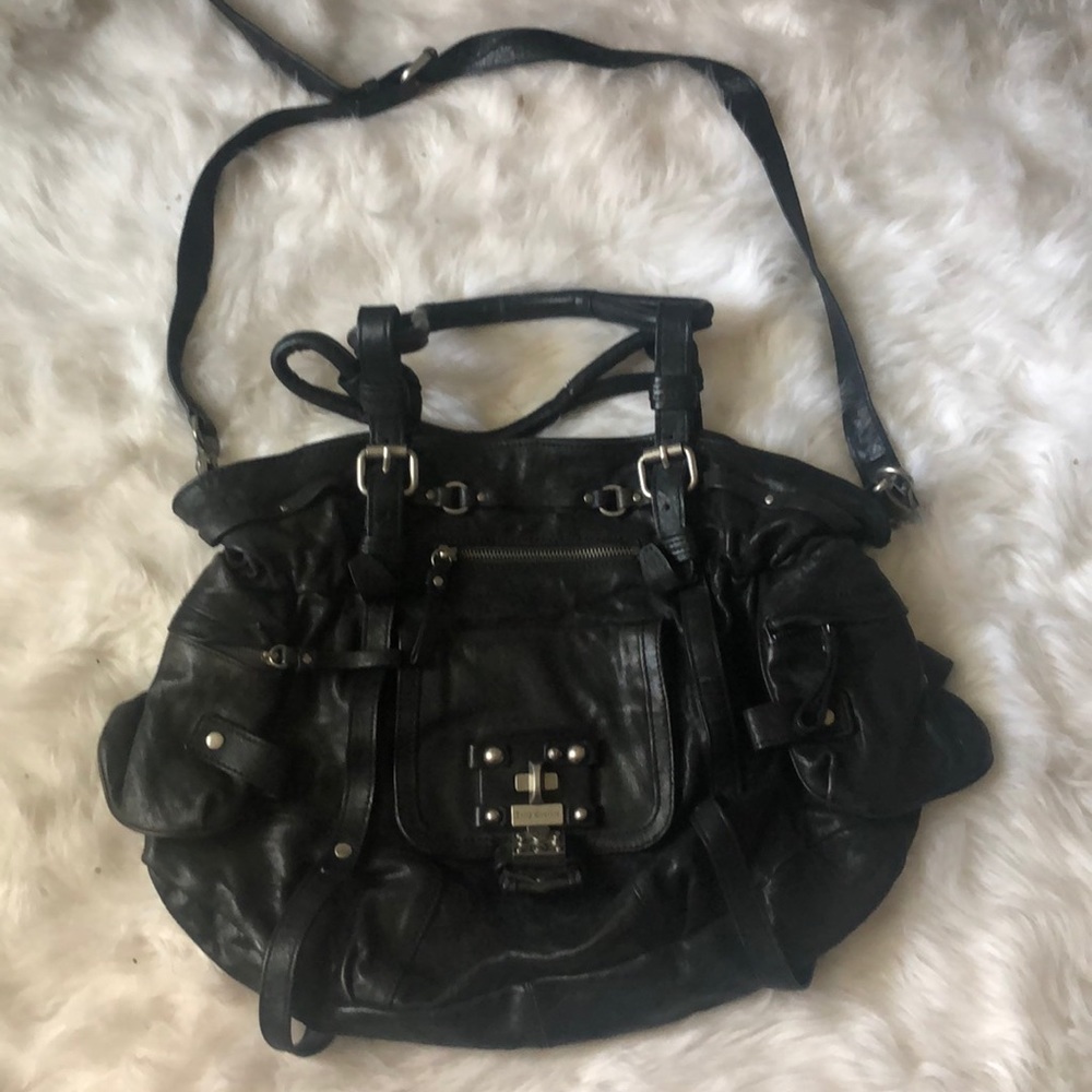 Black Juicy Couture 100% Genuine Leather Bag